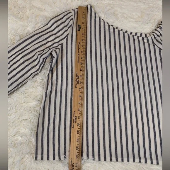 Banana Republic Women's Medium Top One Shoulder Beachy Nautical Vacation Breezy - Picture 9 of 11